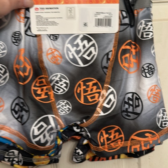 DRAGONBALL Z Boys Size 4-5 xs athletic boxer briefs NWT 4 pairs - Picture 2 of 4